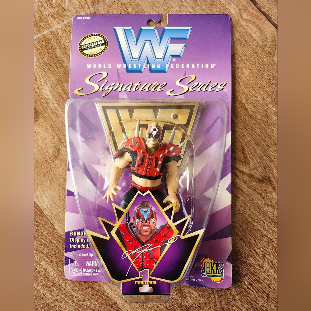 WWF Jakk's Pacific Wrestling Figure (Animal) Road Warriors 1997 Signature Series